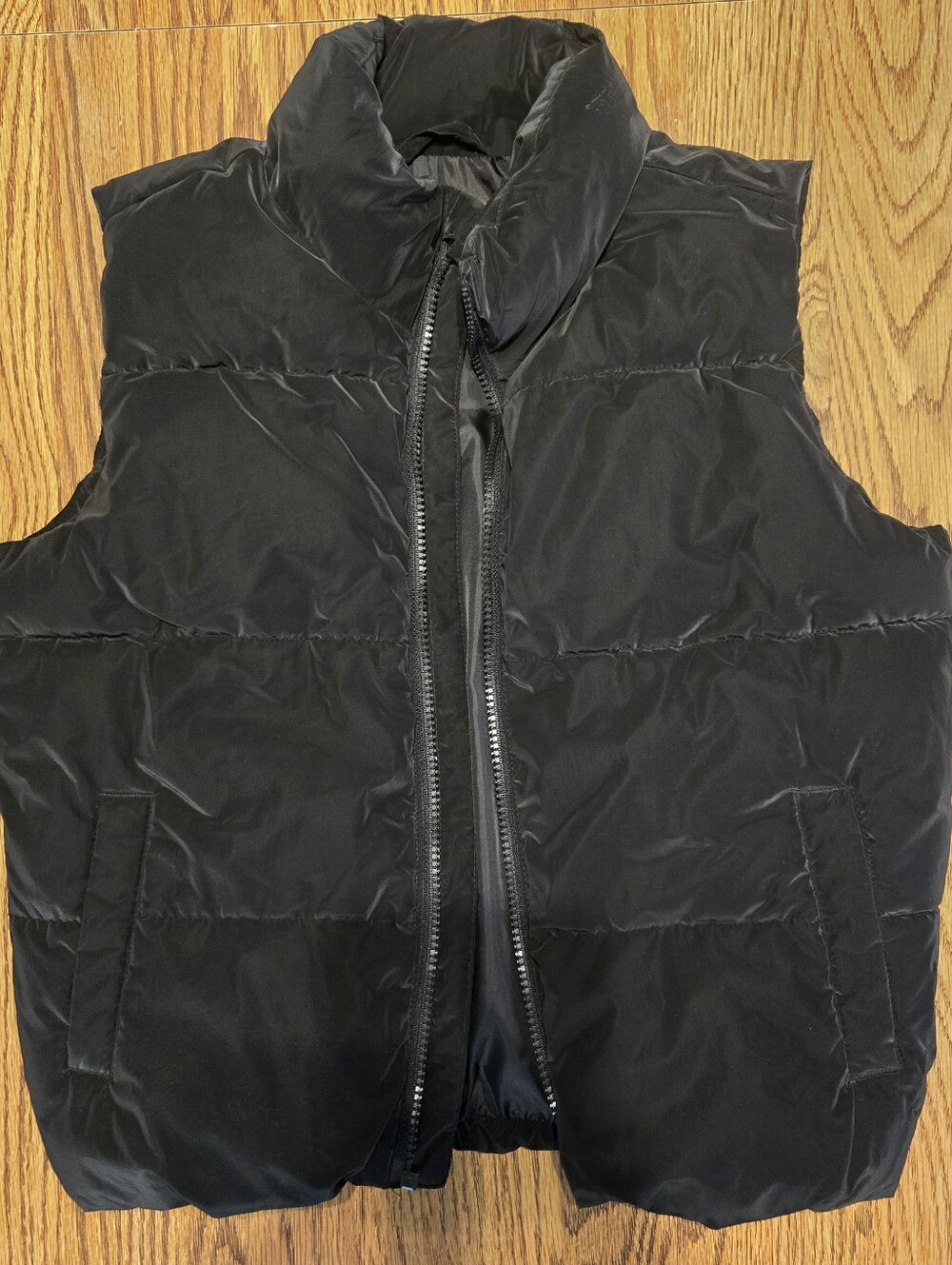Kids Black Quilted Puffer Vest